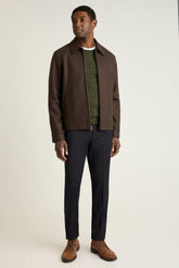 Italian Brushed Wool Deck Jacket / Bonobos - dark chocolate brown