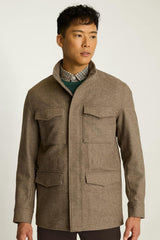 The Italian Wool Four Pocket Field Jacket / Bonobos - tan