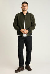 The Italian Moleskin Bomber / Bonobos - dark olive green