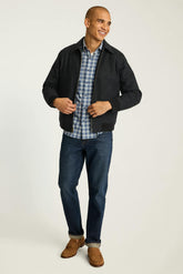 The Italian Wool Bomber / Bonobos - navy blue jaspe