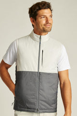 The Lightweight Hybrid Vest / Bonobos - lava smoke dark grey and lunar rock grey