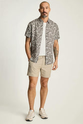 Lightweight Chino Short / Bonobos - espresso brown stripe
