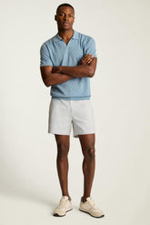 Lightweight Chino Short / Bonobos - oyster grey stripe