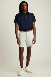 Performance Seersucker Golf Short / Bonobos - grey and white stripe