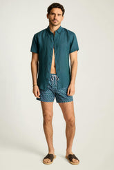 Riviera Swim Trunks / Bonobos - blue fishing school