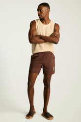 Throwback Swim Trunks / Bonobos - brown cacti embroidery