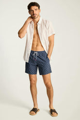 Riviera Swim Trunks / Bonobos - blue ludlow geo