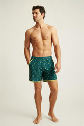 Throwback Swim Trunks / Bonobos - green pineapple party