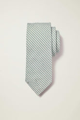 Premium Necktie / Bonobos - spring green seersucker