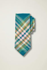 Premium Necktie / Bonobos - navy pink plaid