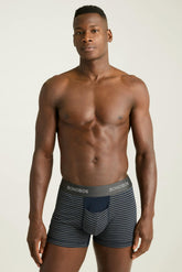 Supersoft Underwear / Bonobos - black grey stripe