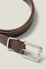 Leather Jeans Belt / Bonobos - dark brown with nickel