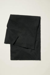 Italian Cashmere Knitted Scarf / Bonobos - black