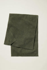 Italian Cashmere Knitted Scarf / Bonobos - dark olive green