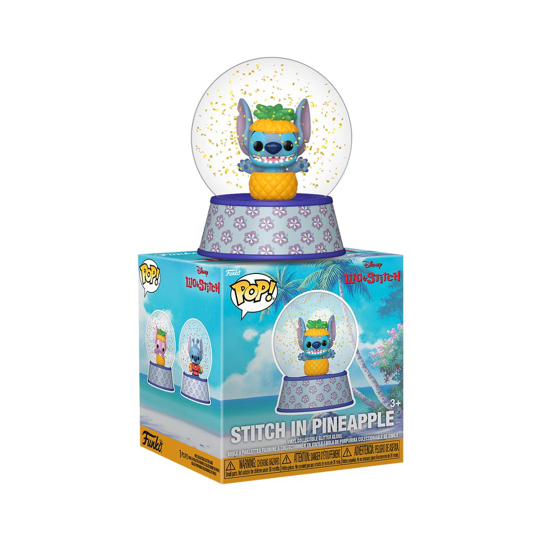 Funko Stitch in Pineapple Mini Glitter Globe