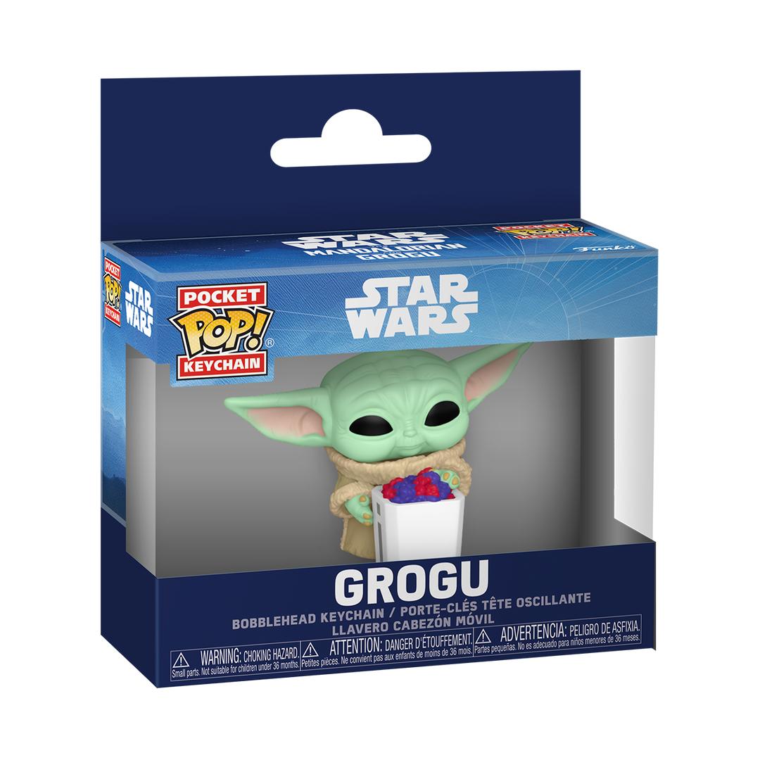 Funko Pop! Keychain Grogu with Popcorn