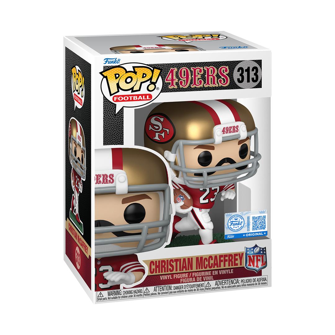 Funko Pop! Christian McCaffrey (Red & White Uniform)