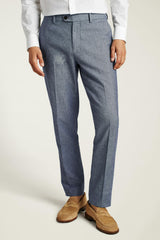 Primo Chino / Bonobos - mid blue linen twill