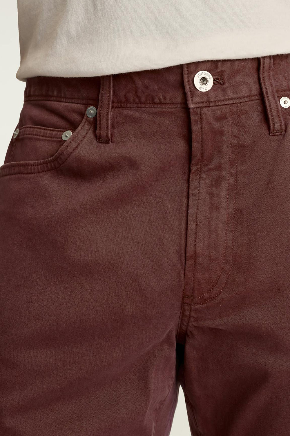 Italian Brushed 5-Pocket Pants / Bonobos - chocolate brown