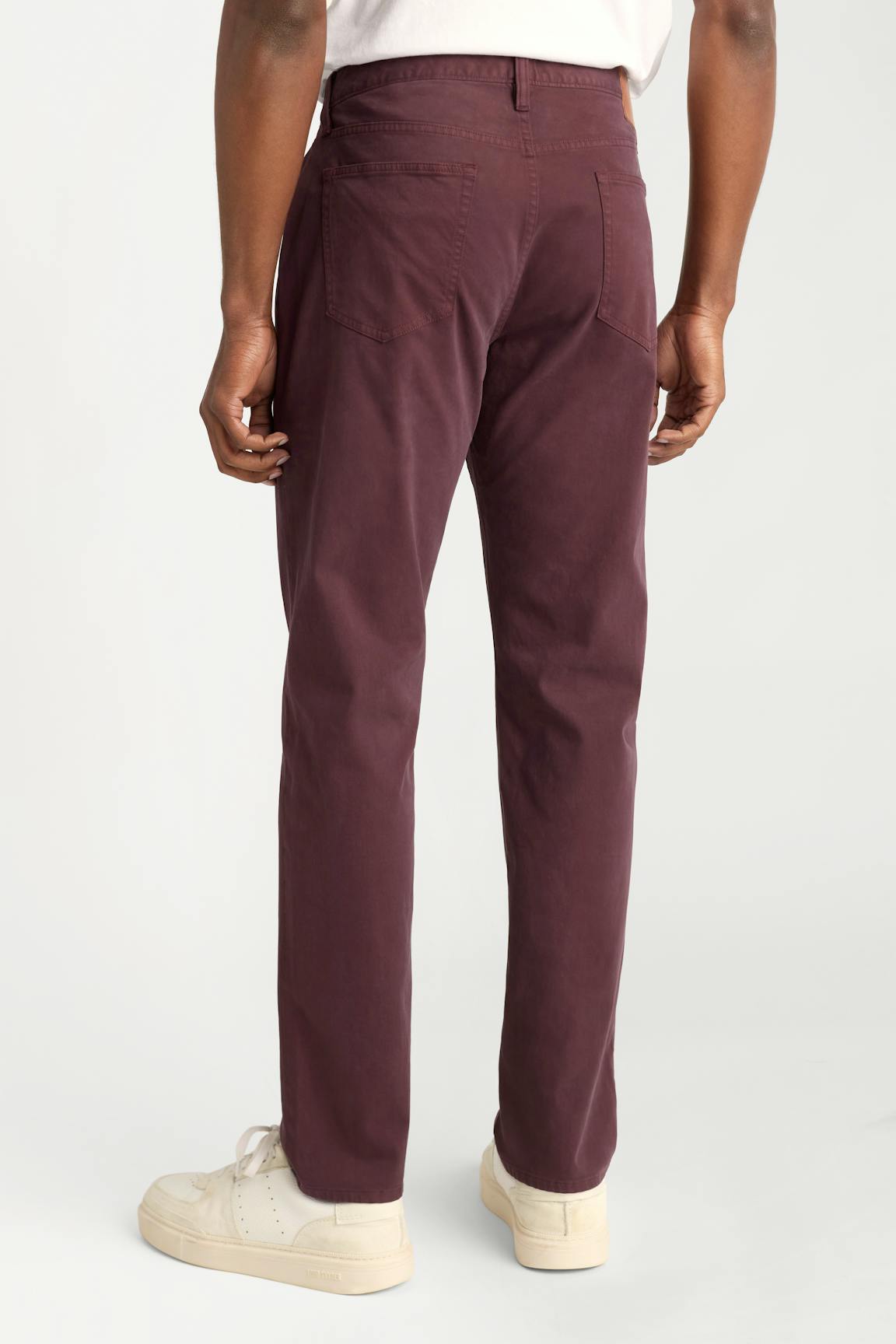 Italian Brushed 5-Pocket Pants / Bonobos - cherry chocolate