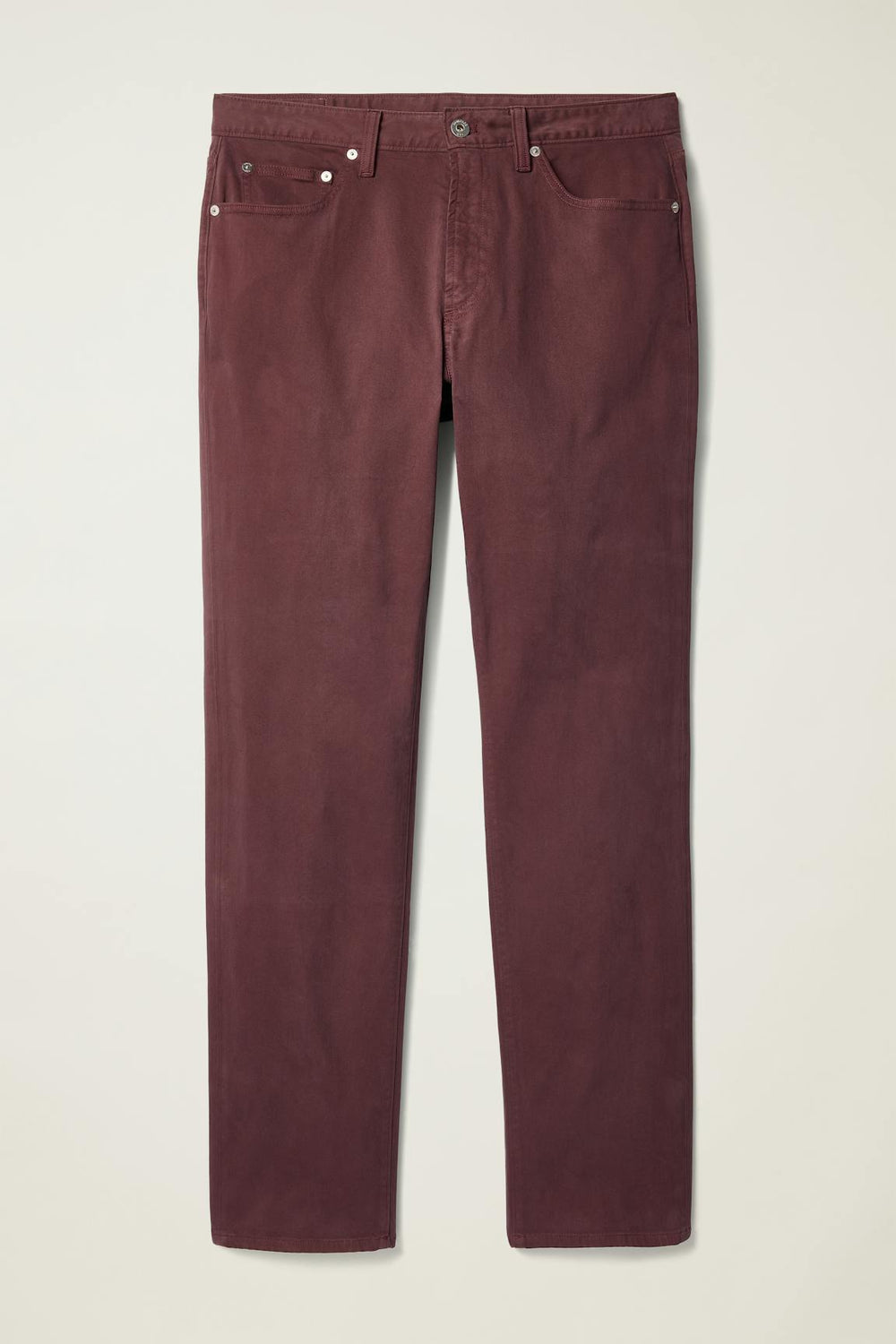 Italian Brushed 5-Pocket Pants / Bonobos - cherry chocolate