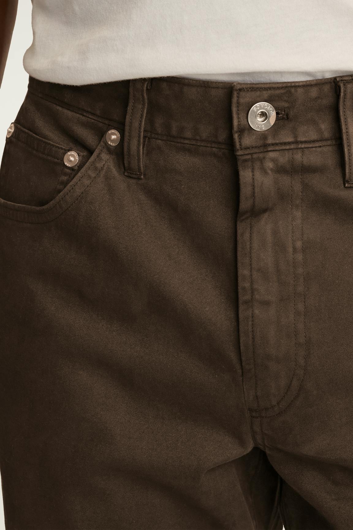 Italian Brushed 5-Pocket Pants / Bonobos - dark coffee