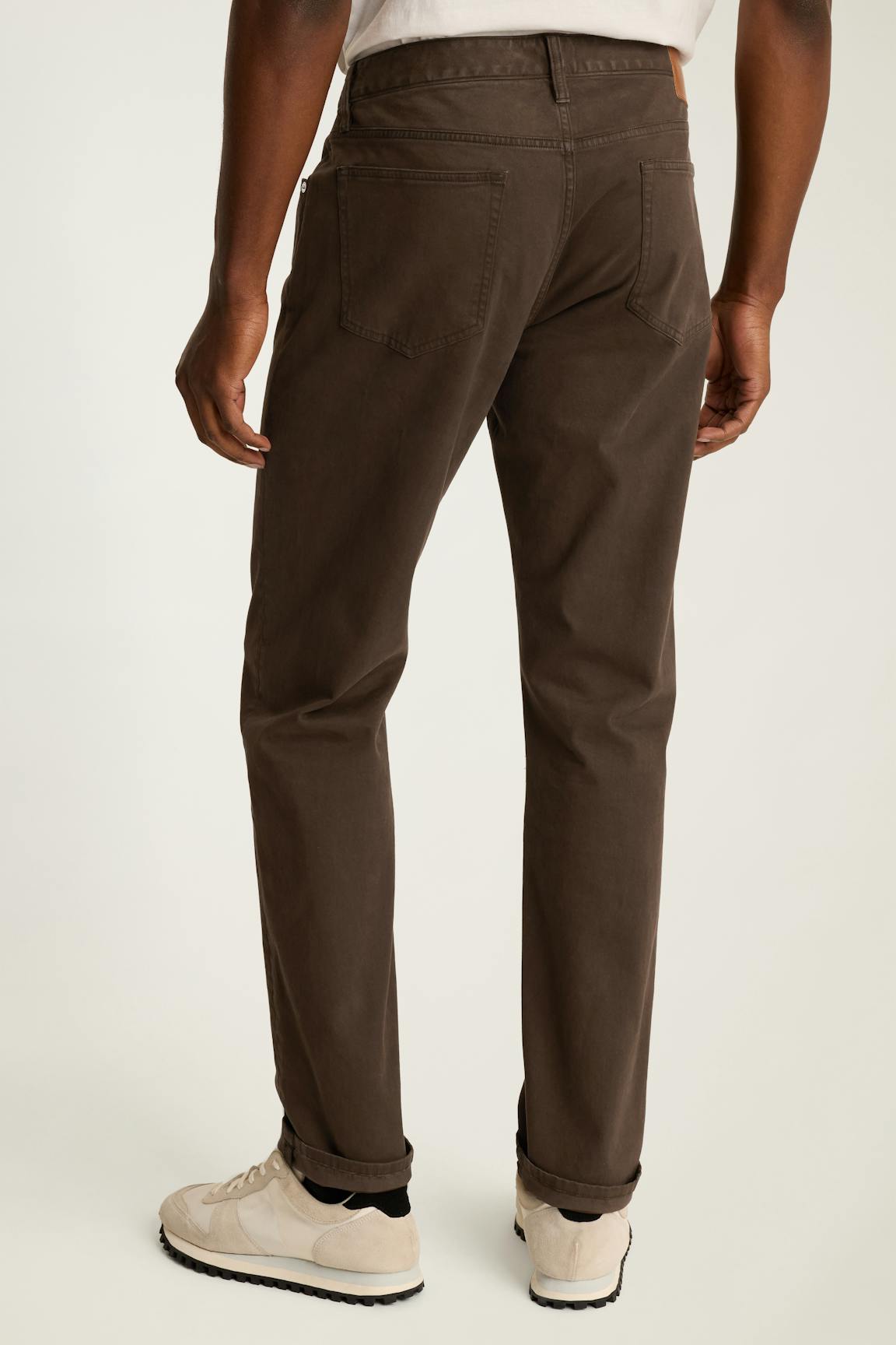 Italian Brushed 5-Pocket Pants / Bonobos - dark coffee