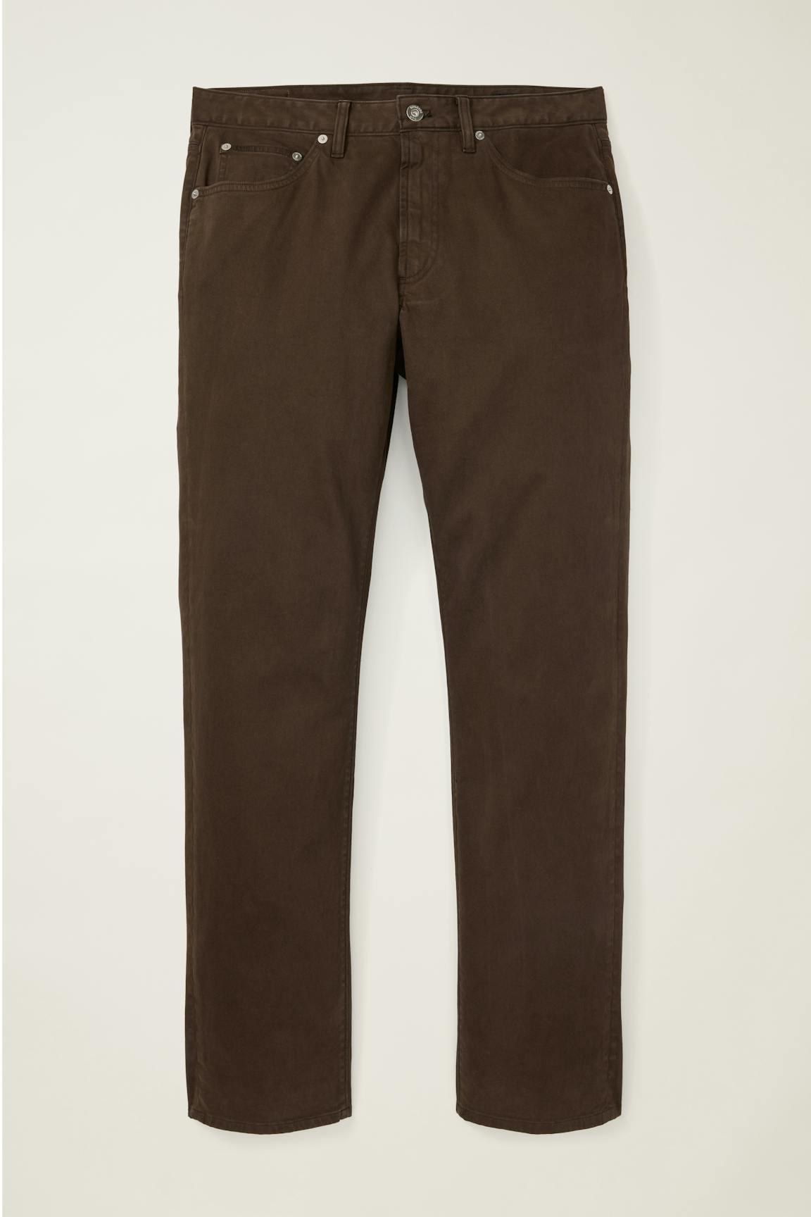 Italian Brushed 5-Pocket Pants / Bonobos - dark coffee