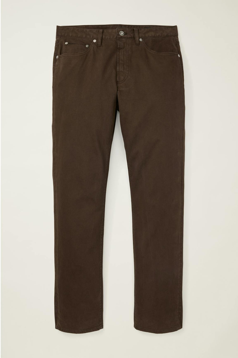Italian Brushed 5-Pocket Pants / Bonobos - dark coffee