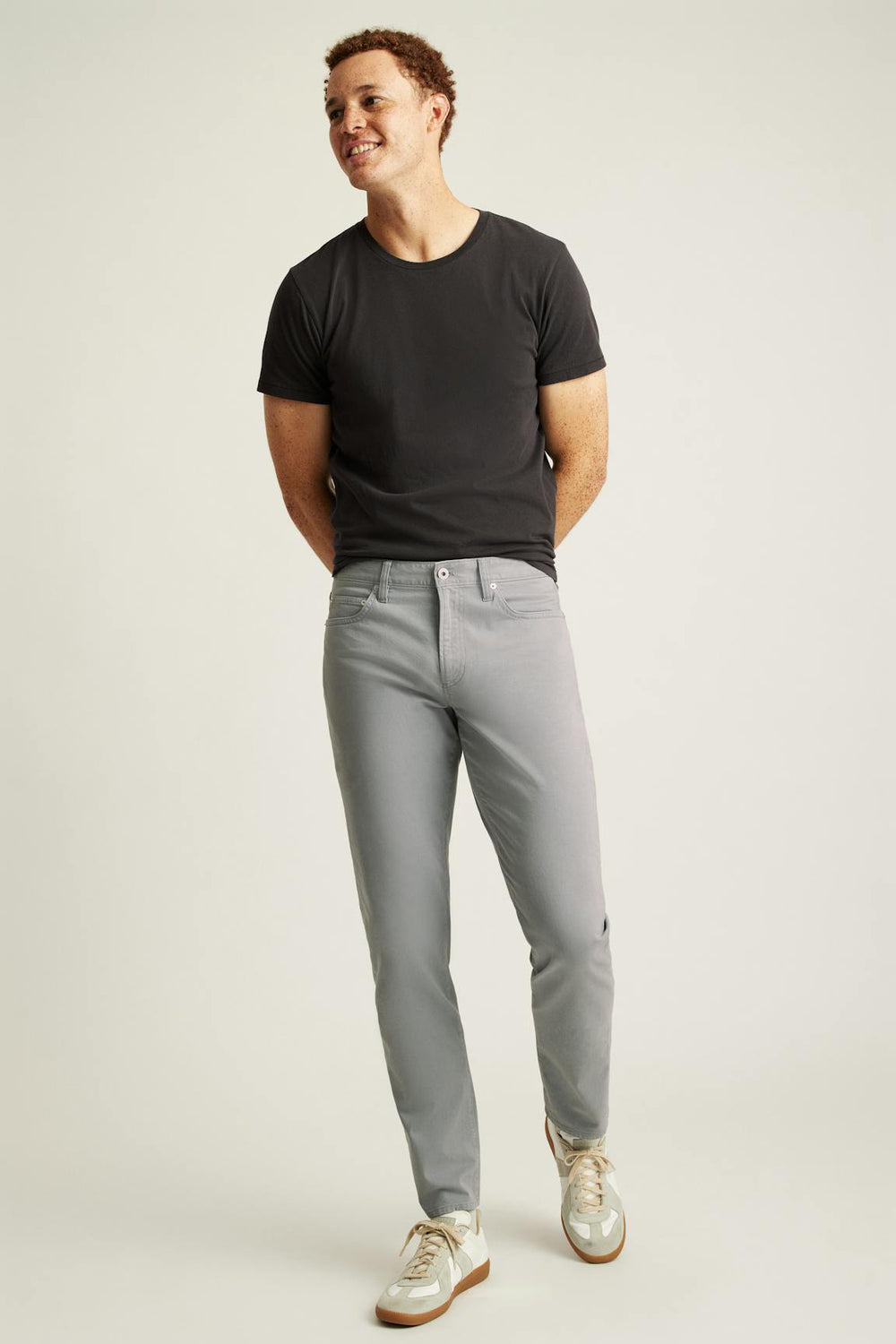 Italian Brushed 5-Pocket Pants / Bonobos - monument grey