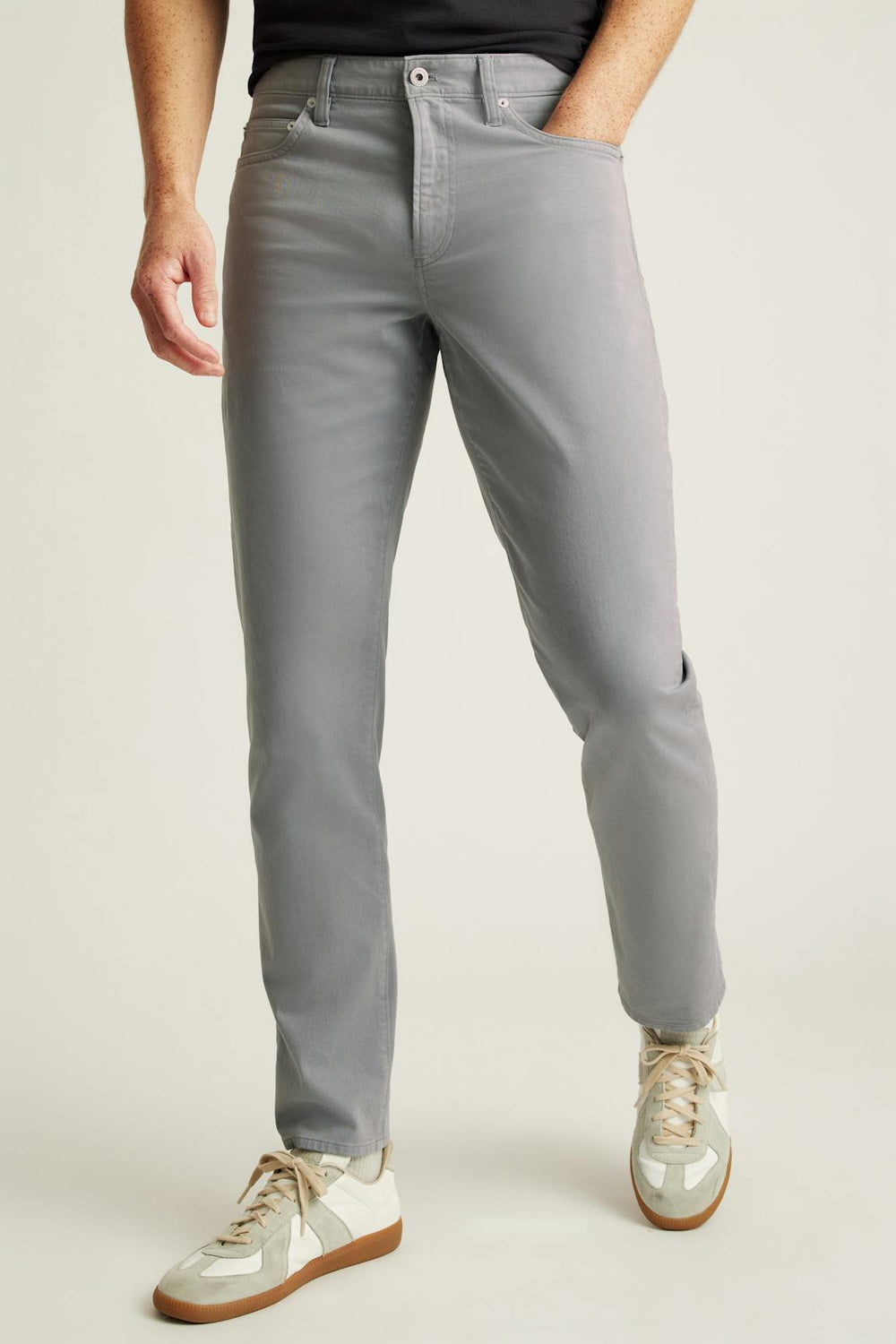 Italian Brushed 5-Pocket Pants / Bonobos - monument grey