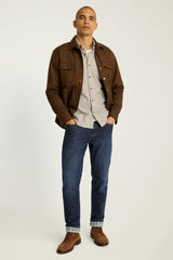 Fireside Flannel Lined Jean / Bonobos - dark blue wash