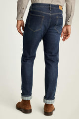 Fireside Flannel Lined Jean / Bonobos - dark blue wash