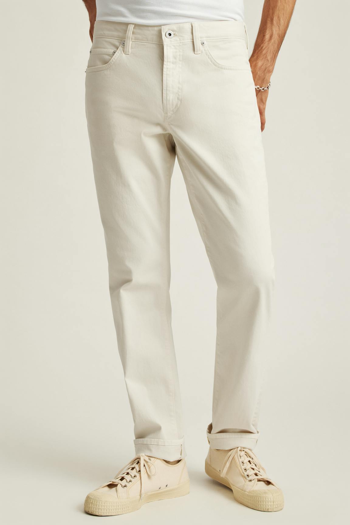 Italian Brushed 5-Pocket Pants / Bonobos - light sand