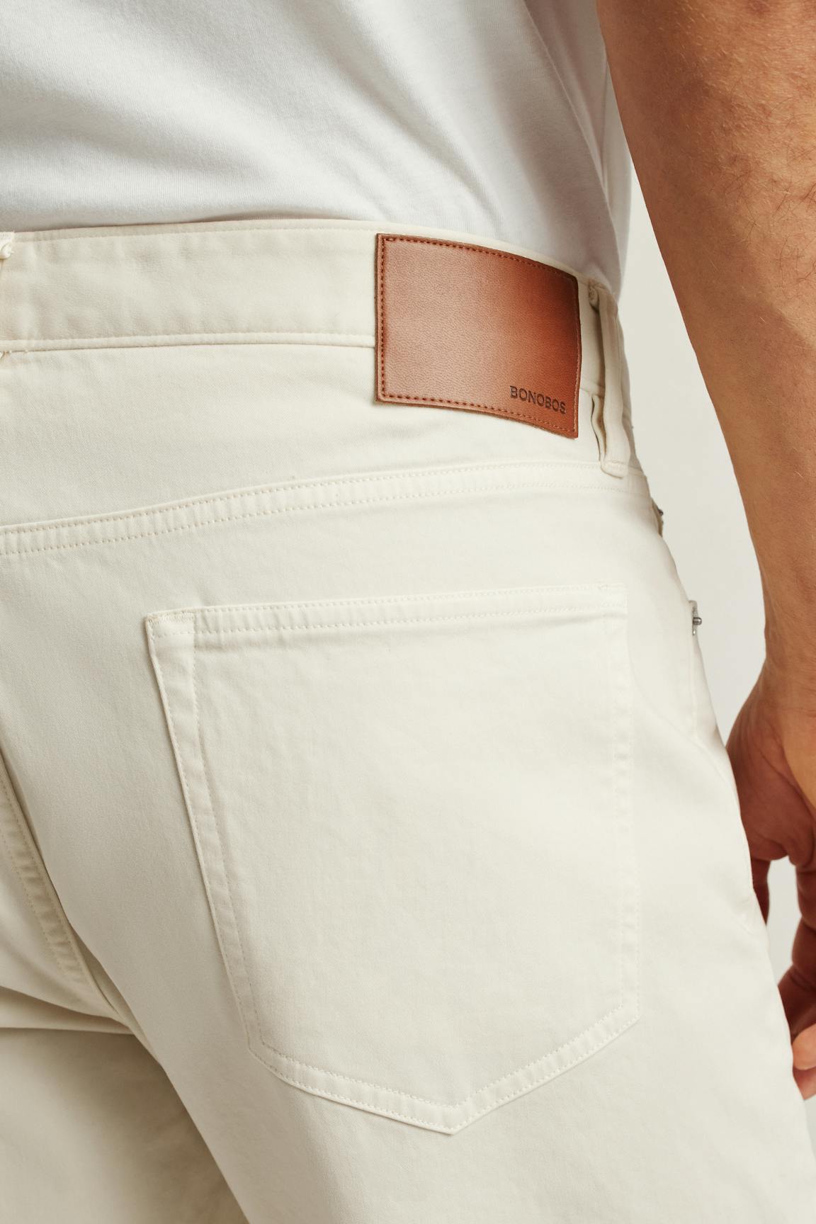 Italian Brushed 5-Pocket Pants / Bonobos - light sand