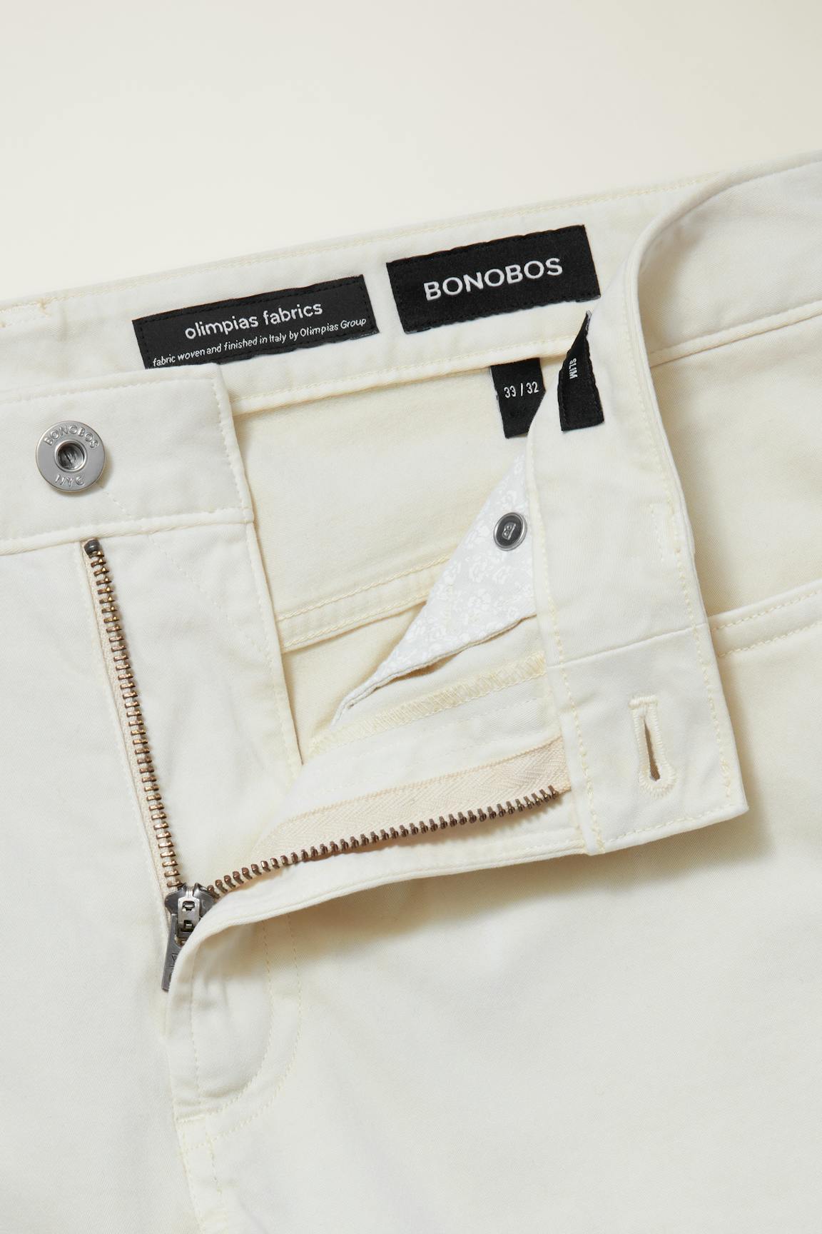 Italian Brushed 5-Pocket Pants / Bonobos - light sand