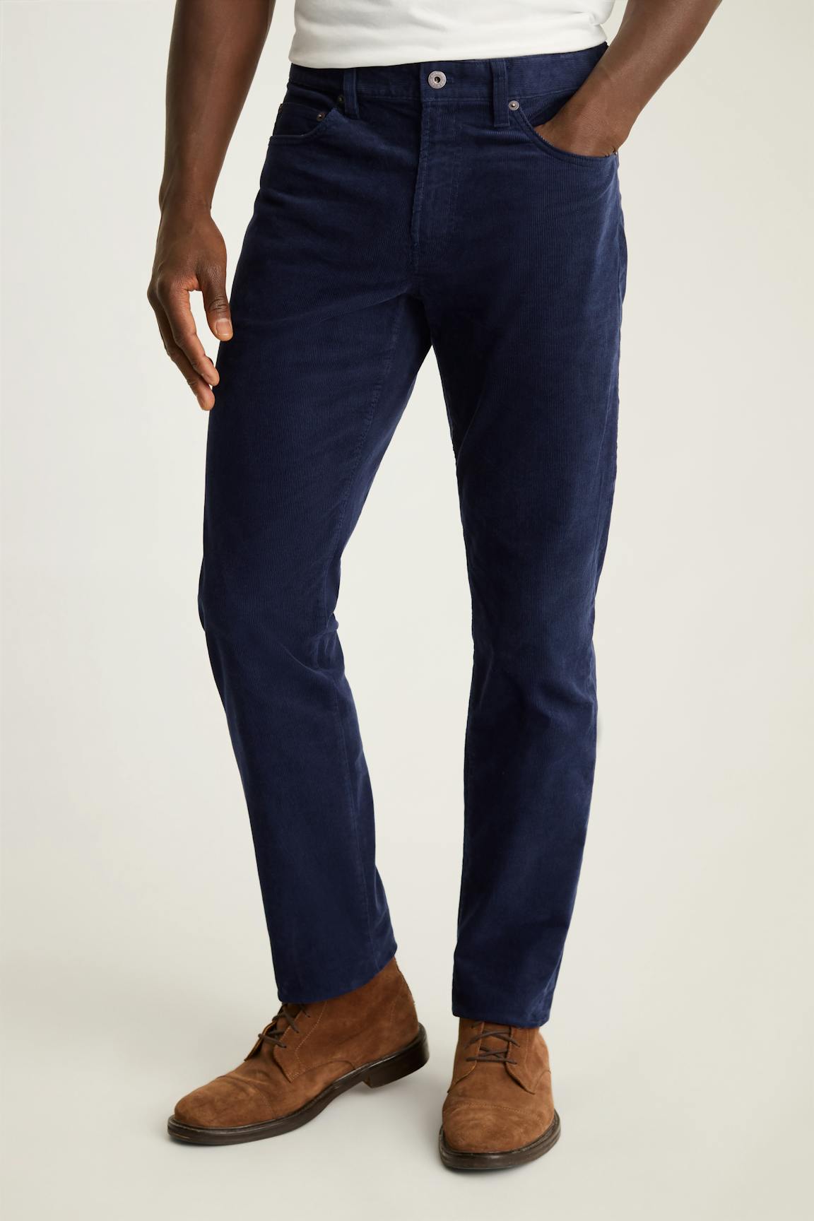 Corduroy 5-Pocket Pants / Bonobos - maritime blue