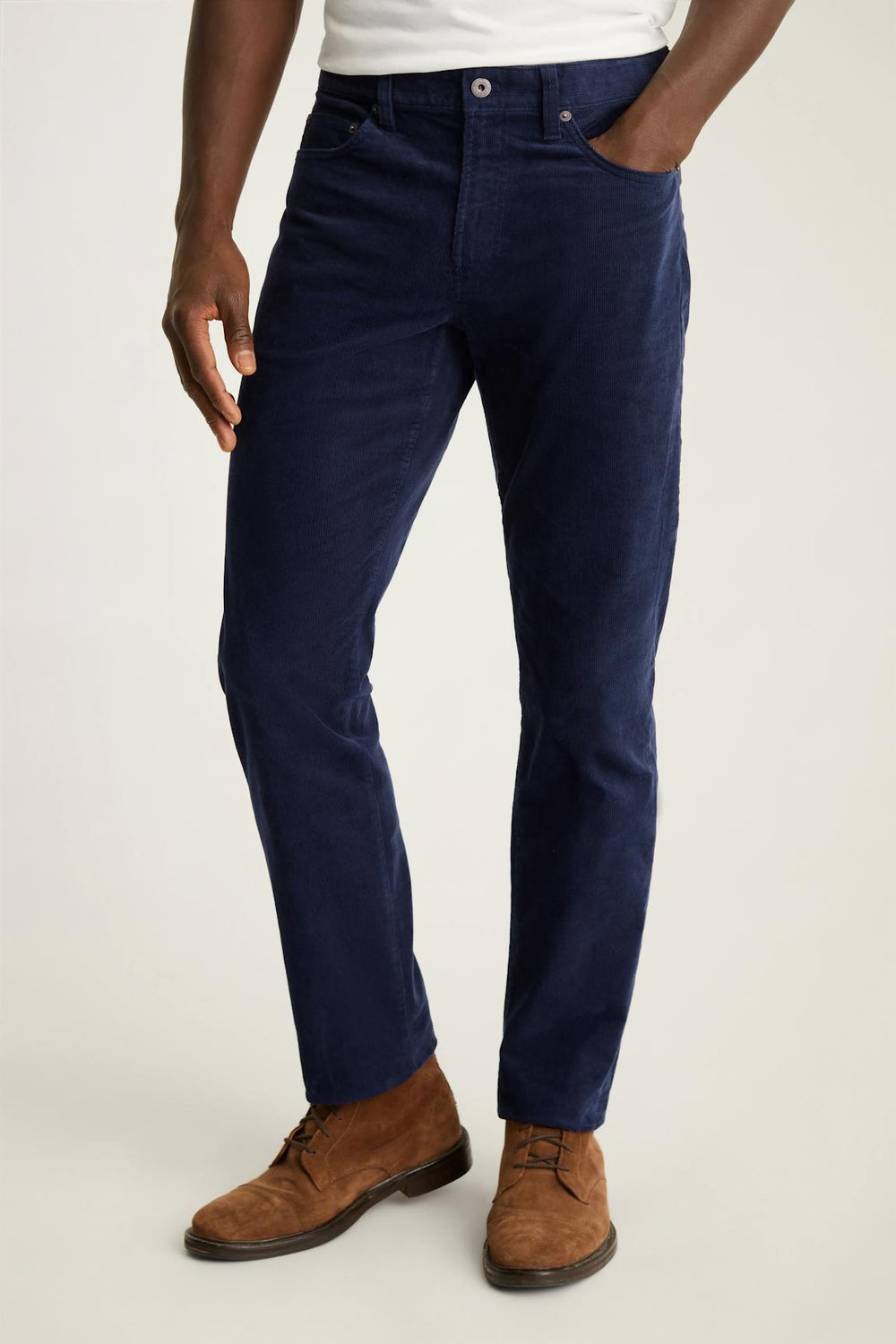 Corduroy 5-Pocket Pants / Bonobos - maritime blue