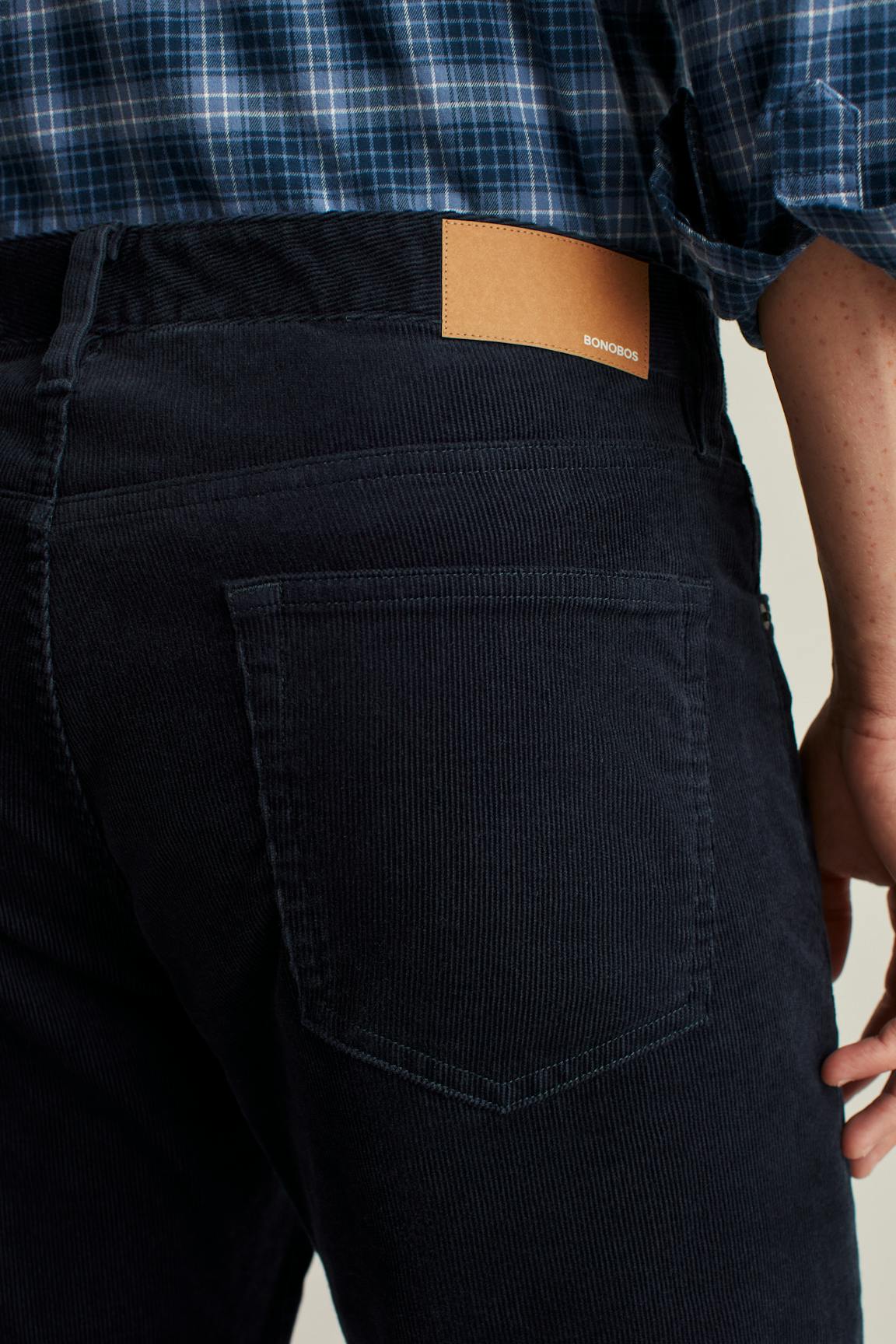 Corduroy 5-Pocket Pants / Bonobos - maritime blue