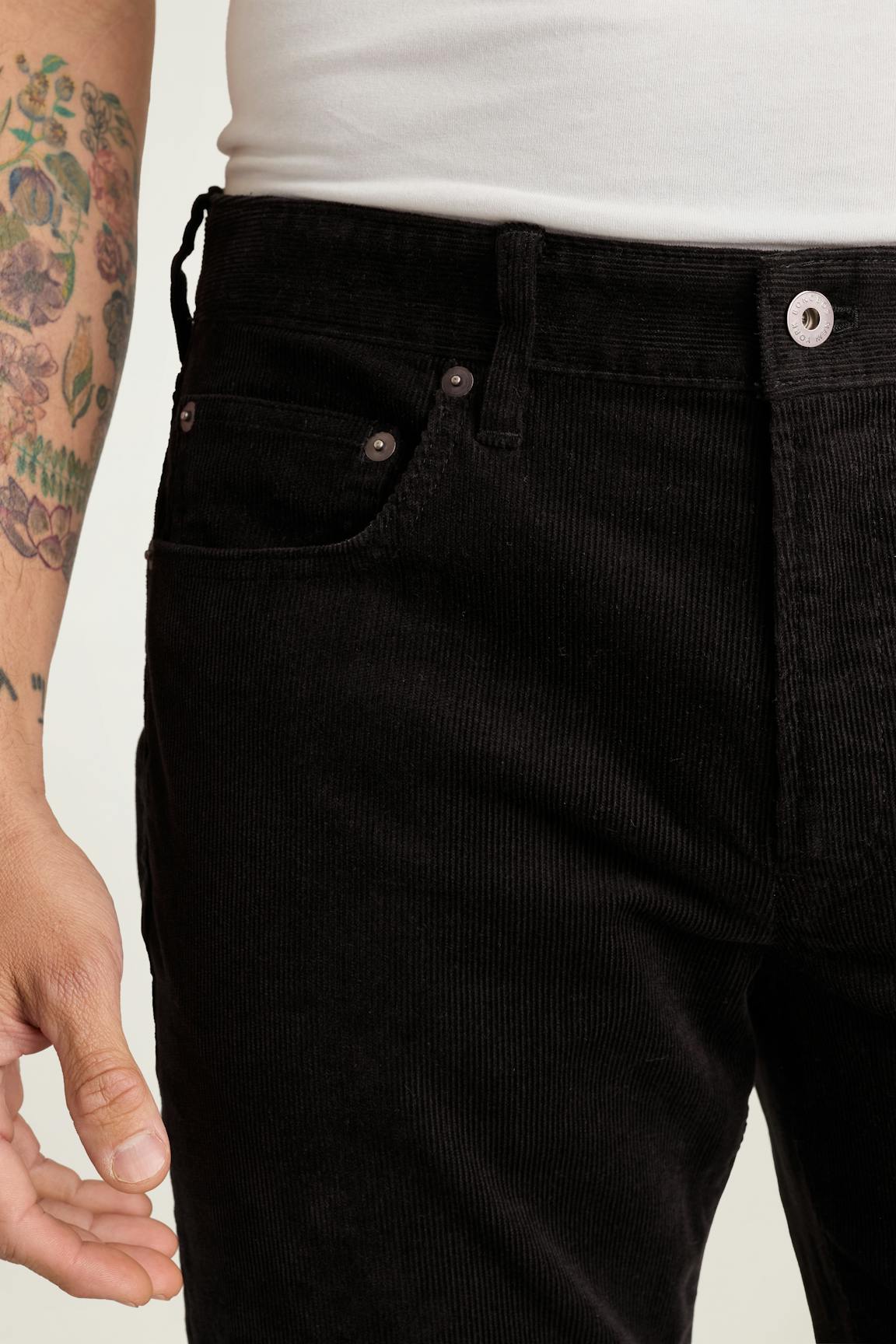 Corduroy 5-Pocket Pants / Bonobos - black