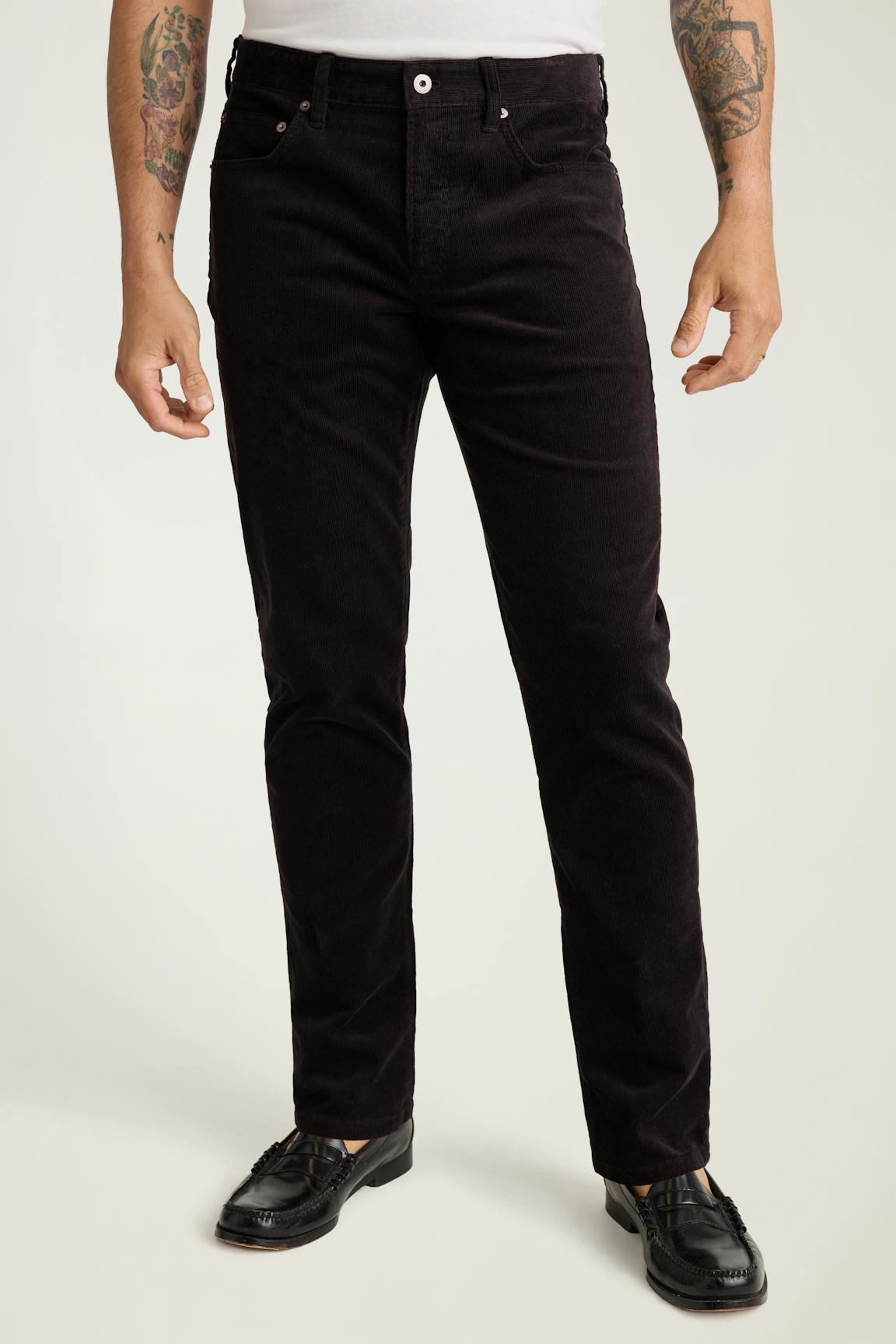 Corduroy 5-Pocket Pants / Bonobos - black