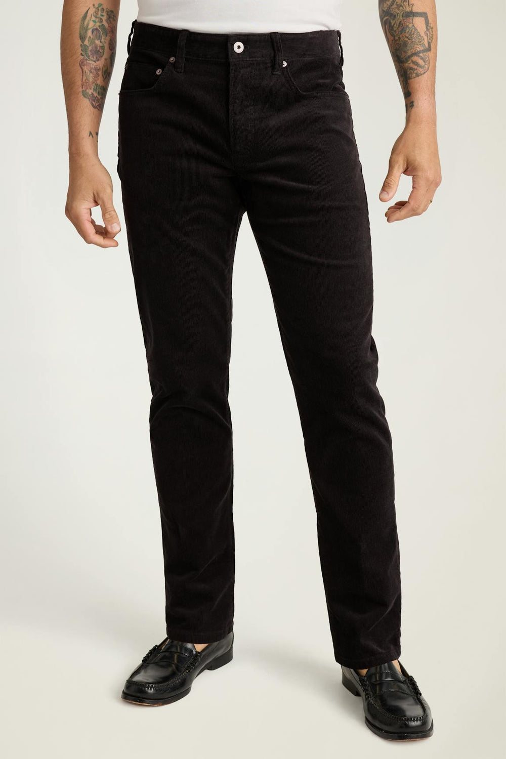 Corduroy 5-Pocket Pants / Bonobos - black