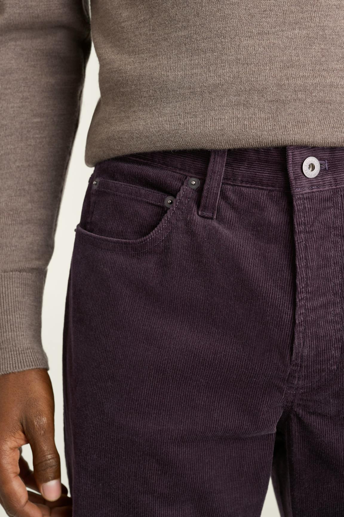 Corduroy 5-Pocket Pants / Bonobos - plum perfect