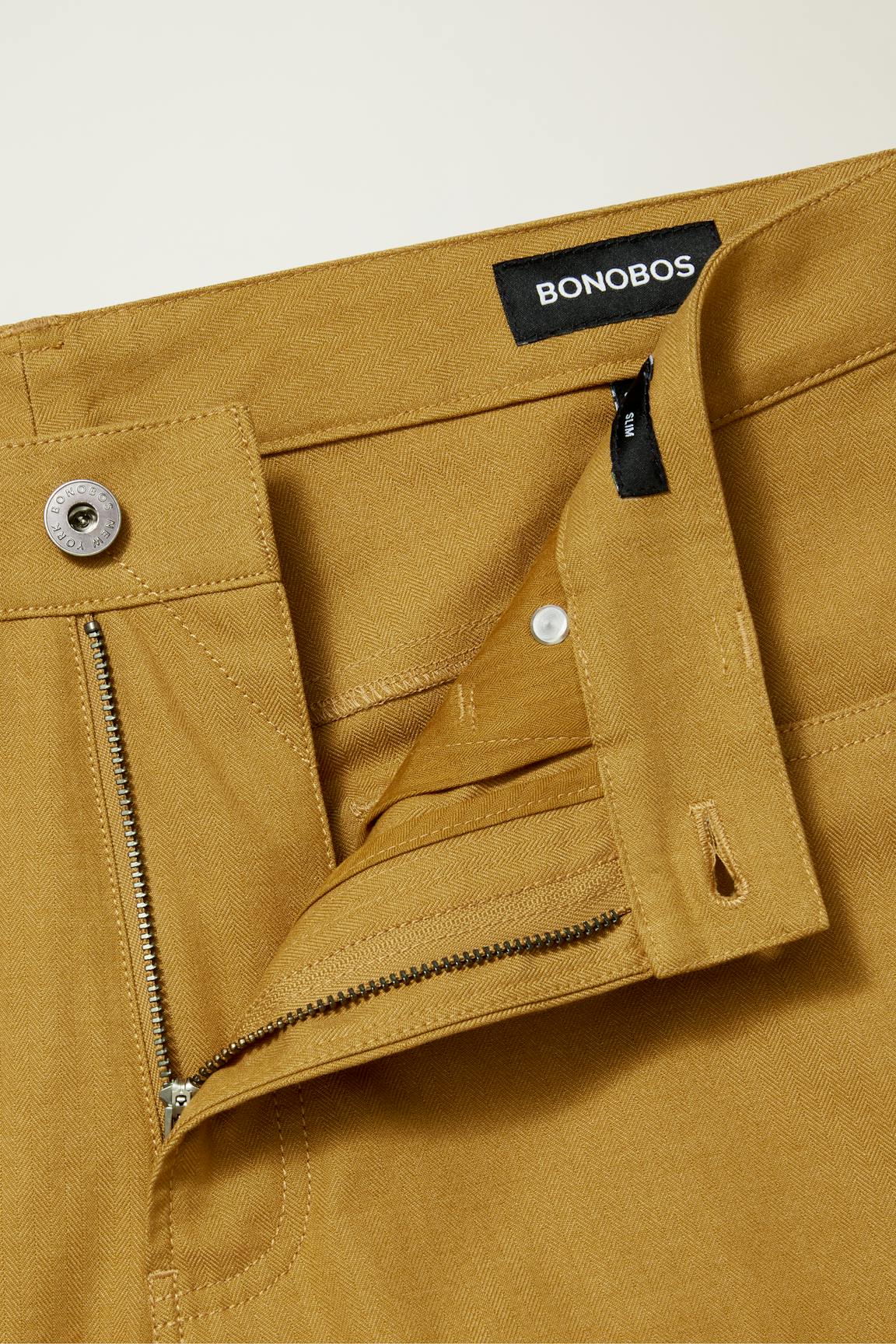 Herringbone 5-Pocket Pants / Bonobos - bronze medal