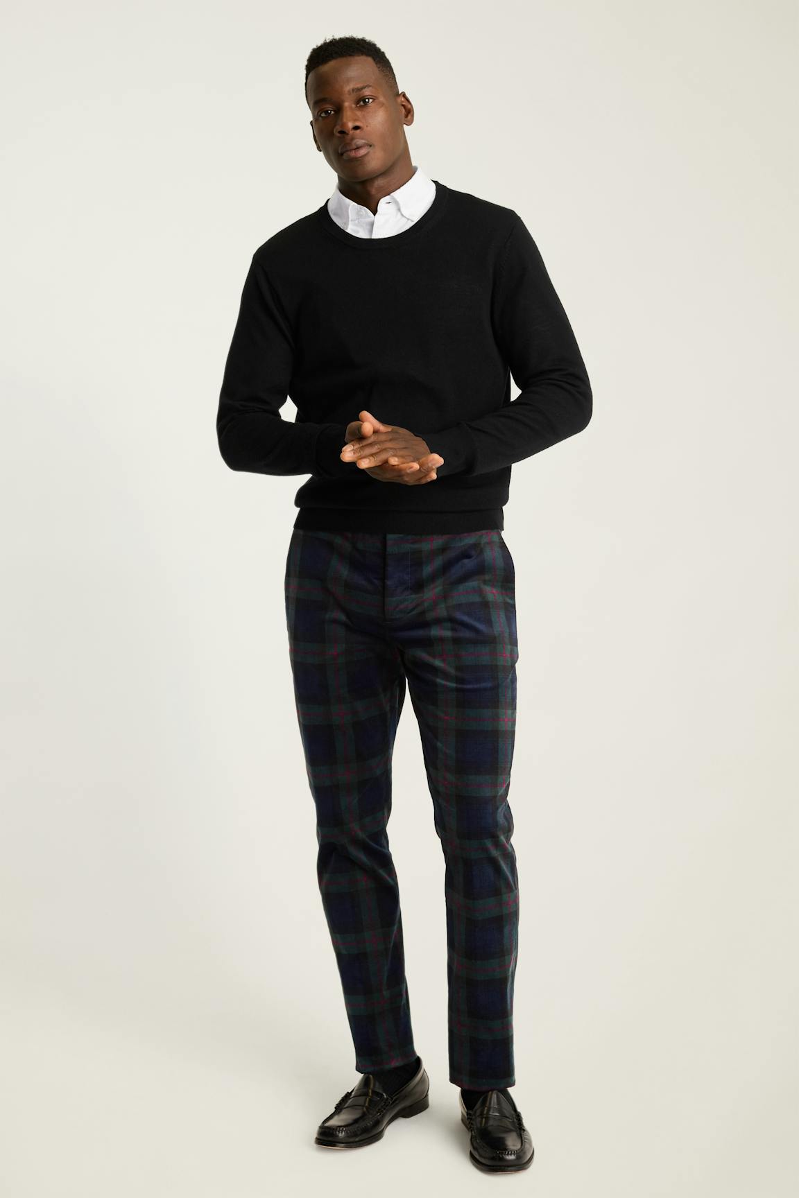 Velvet Trousers / Bonobos - holiday plaid