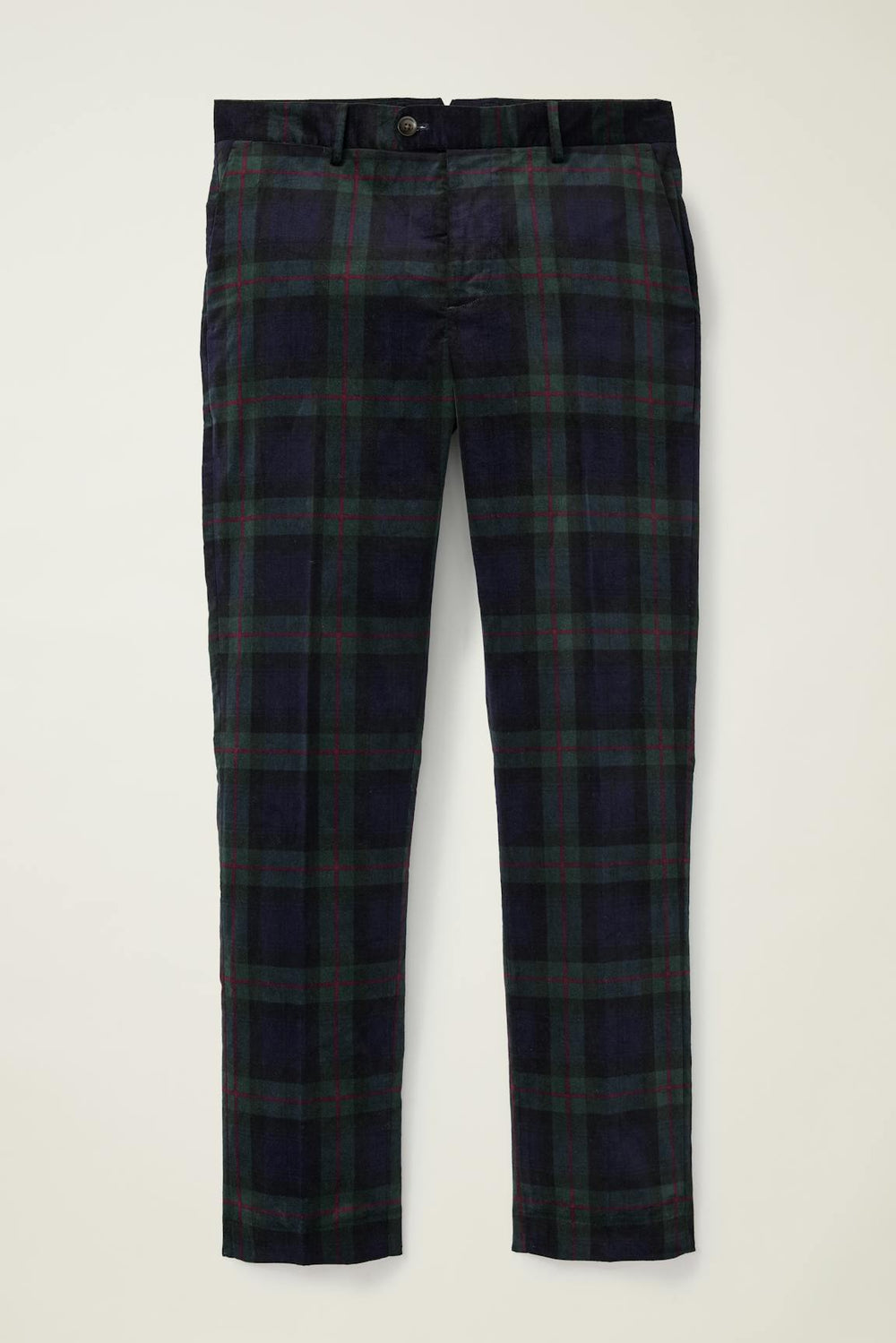 Velvet Trousers / Bonobos - holiday plaid