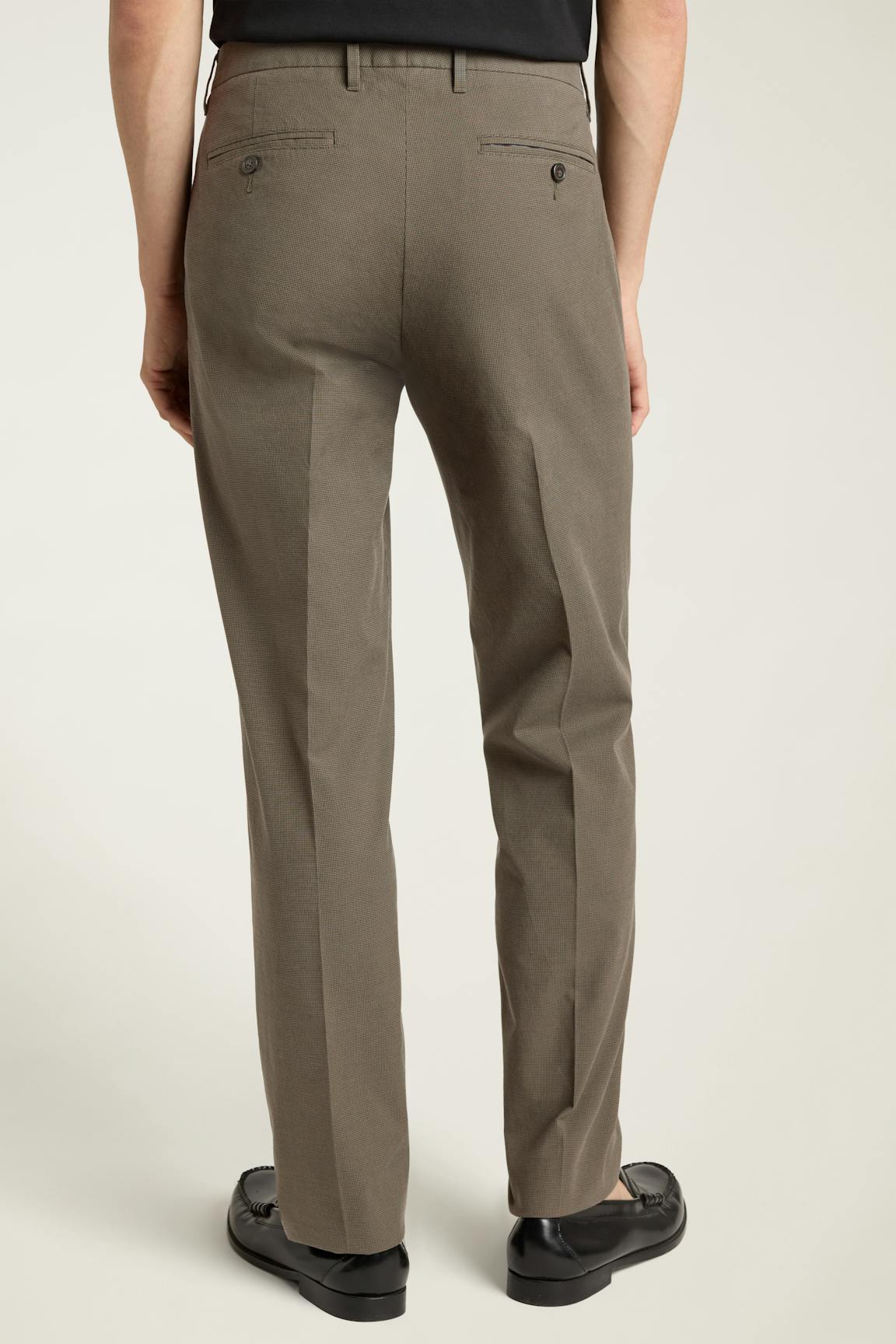 Weekday Warrior Dress Pants / Bonobos - wednesday olive houndstooth