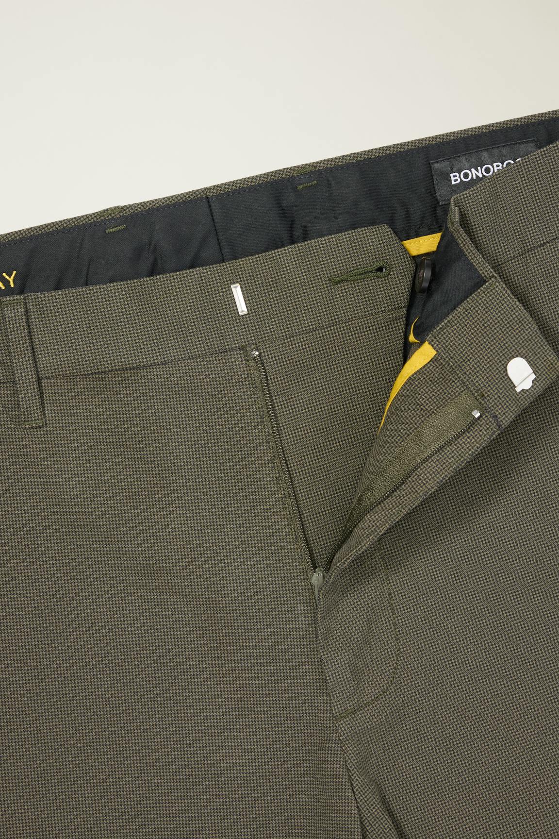 Weekday Warrior Dress Pants / Bonobos - wednesday olive houndstooth