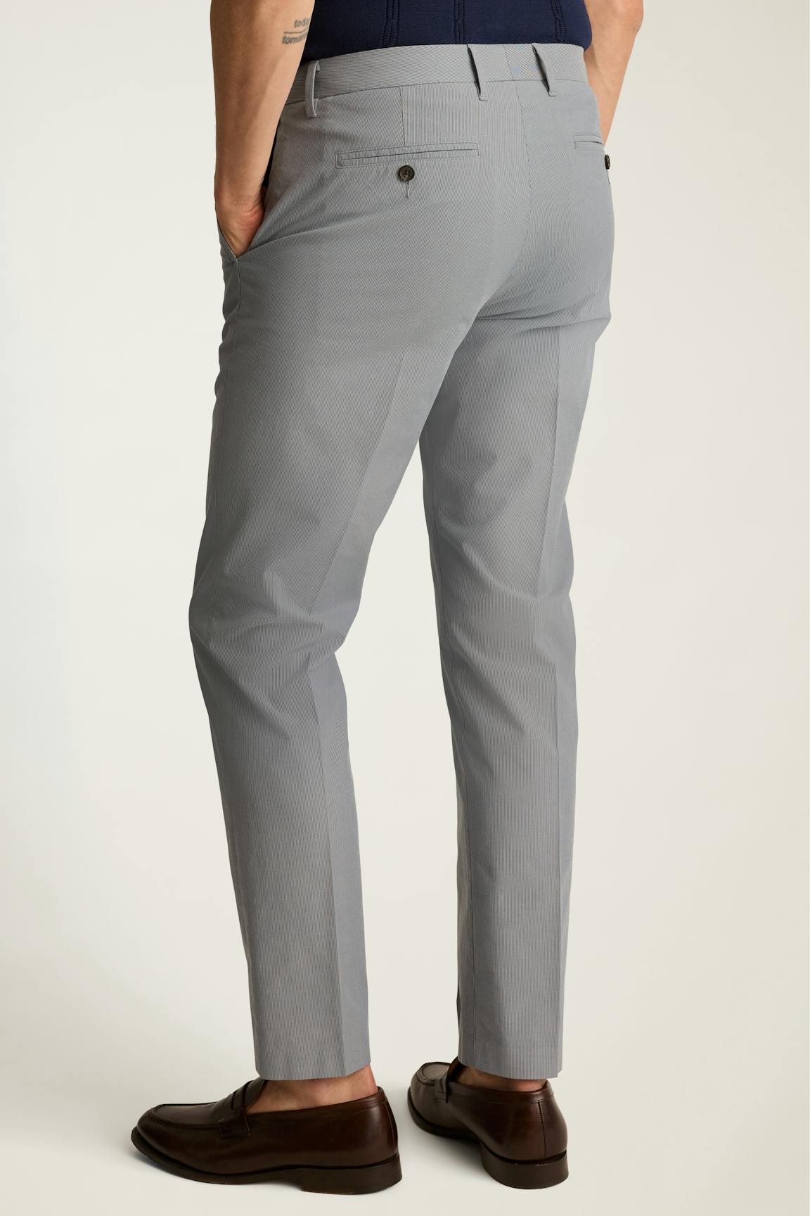 Weekday Warrior Dress Pants / Bonobos - tuesday grey blue stripe