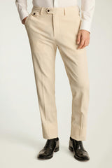 Jetsetter Italian Seersucker Dress Pant / Bonobos - ivory seersucker